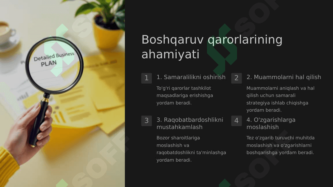 Boshqaruv qarorlarini qabul qilish modellari 3