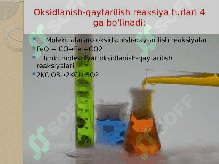 Oksidlanish-qaytarilish reaksiyalari. Elektroliz. Elektroliz qonunlari 7