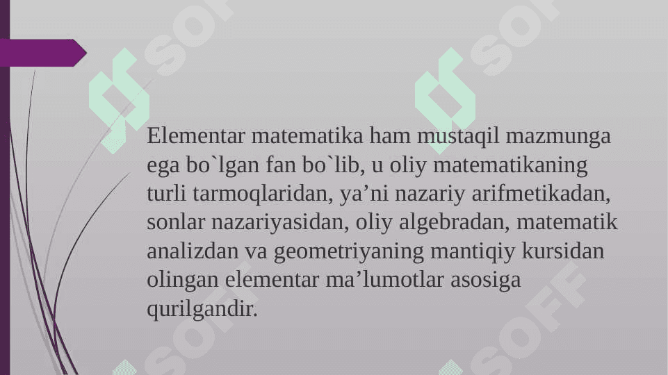 Matematika o‘qitish metodikasi” fanining predmeti. 3