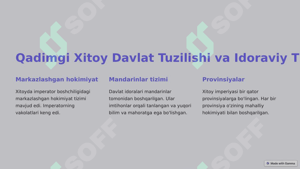 Qadimgi Xitoy Sivilizatsiyasi tarix 3