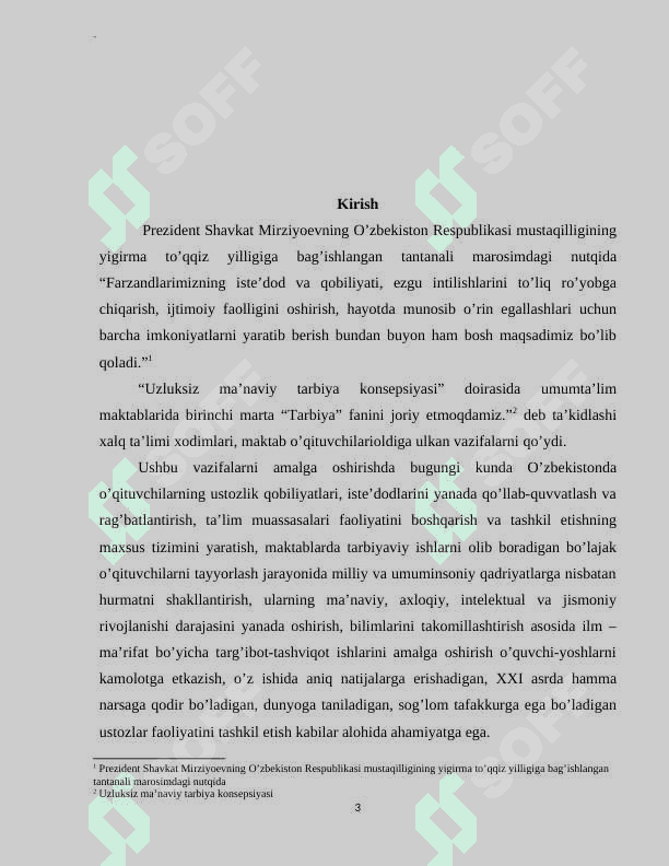 Tarbiyaviy ishlarni amalga oshirishda pedagogik mahoratning o`rni. 3