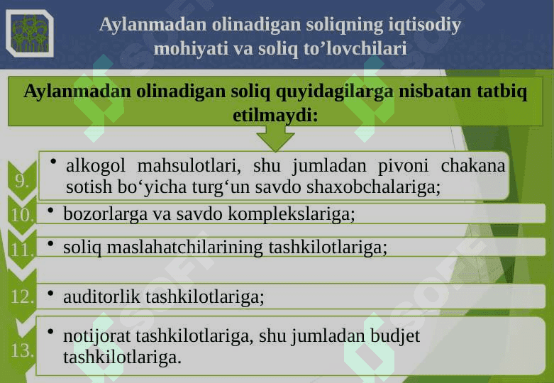 Aylanmadan olinadigan soliq 8