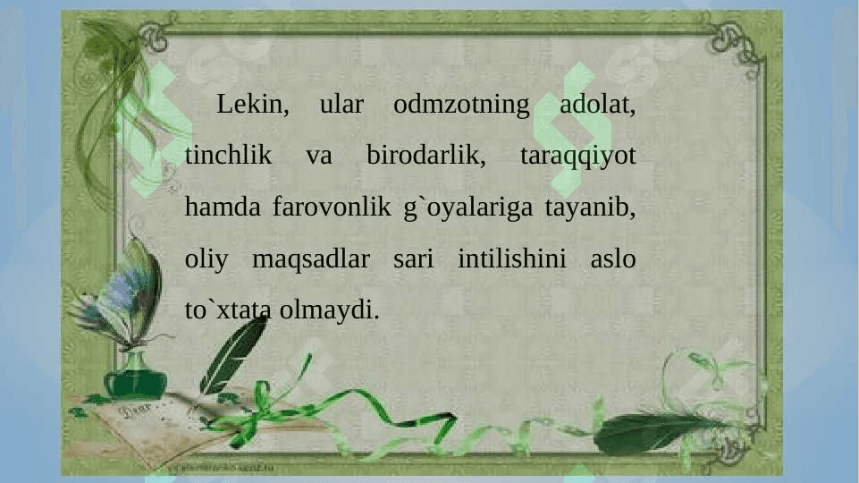 O’zbekistonda ma’naviyatga e’tibor masalasi mazmuni 4
