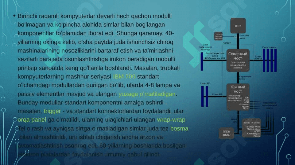 Ona plata bilan tanishish uning turini imkoniyatlarini aniqlash 3