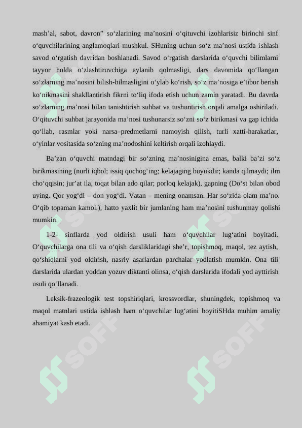 4-SINF ONA TILI DARSLARIDA MORFEMIK BIRLIKLAR USTIDA ISHLASH 8