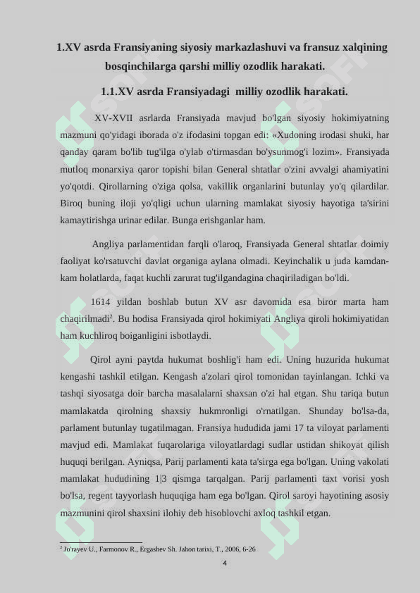 Fransiya  Lyudovik XV hukmronligi davrida 4