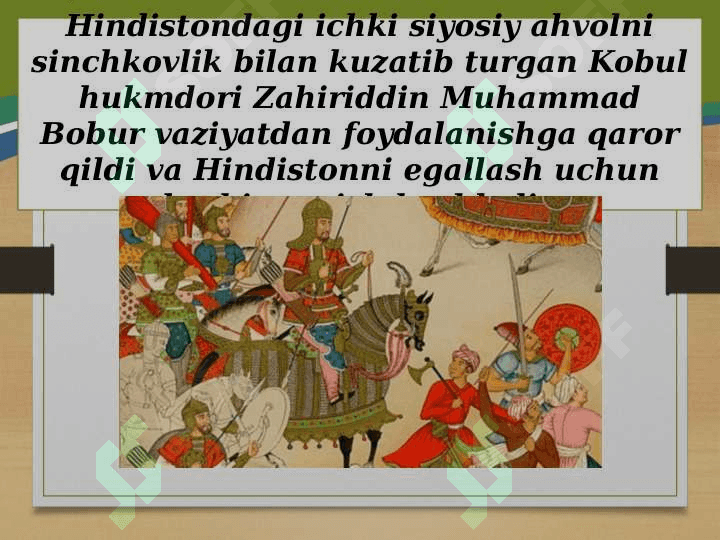 XVI - XVIII asrlarda Hindiston davlati 3