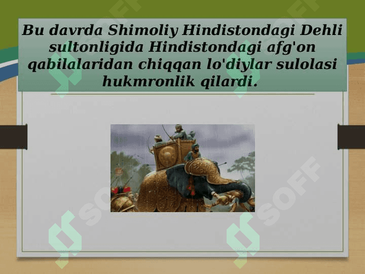 XVI - XVIII asrlarda Hindiston davlati 4