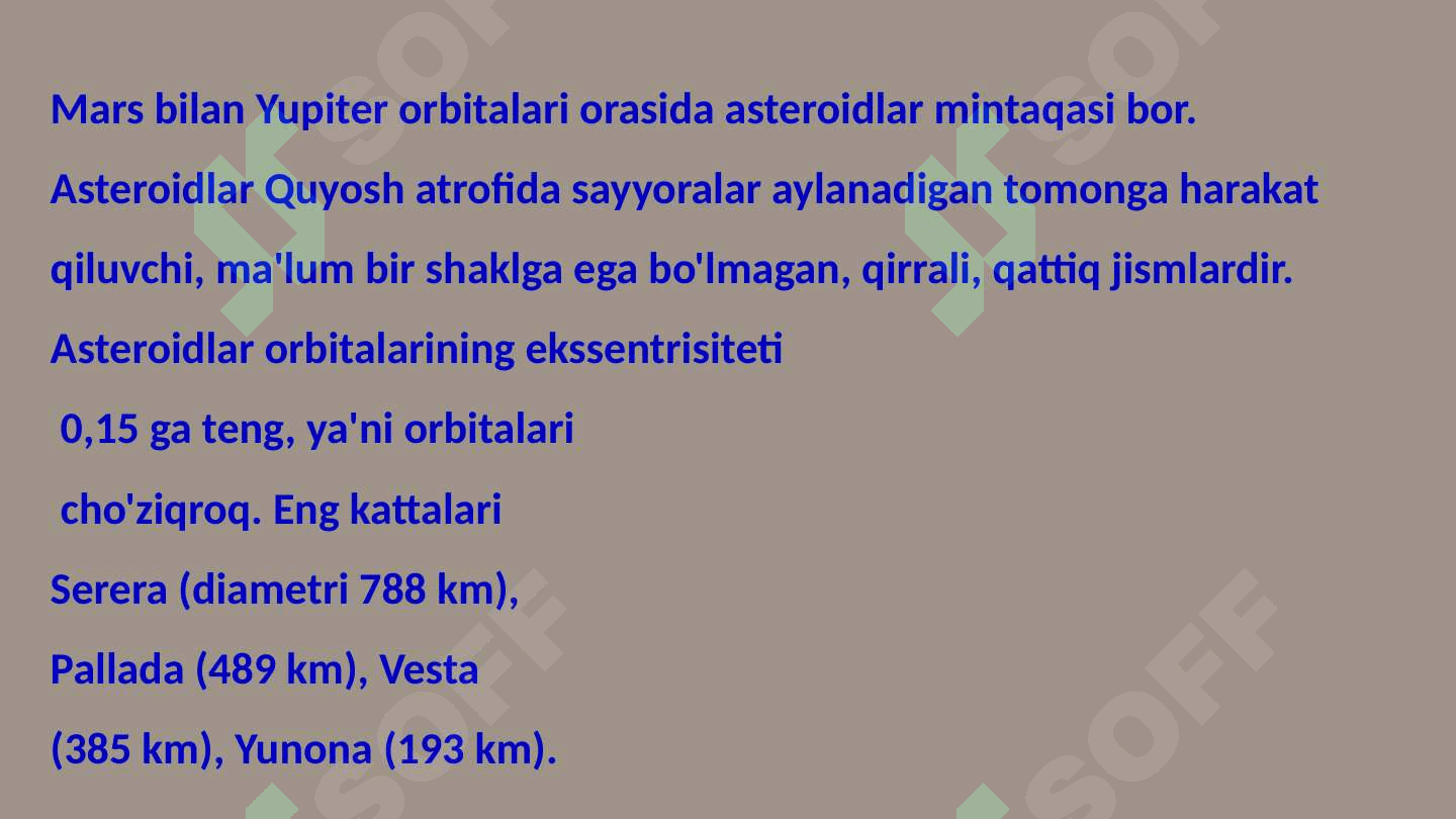 Sayyoralar, Asteroidlar, Meteorlar, kometalar 3