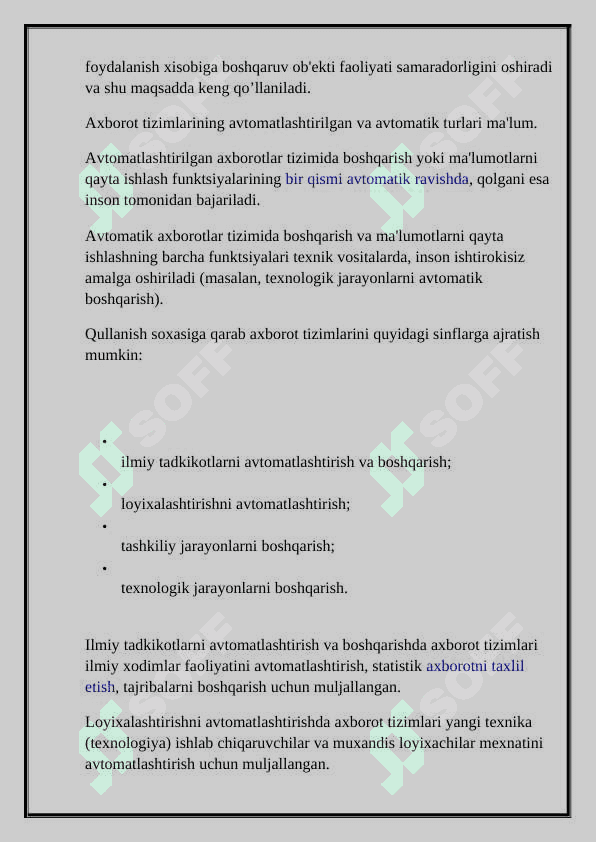 Avtomatlashtirilgan axborot tizimlari 5