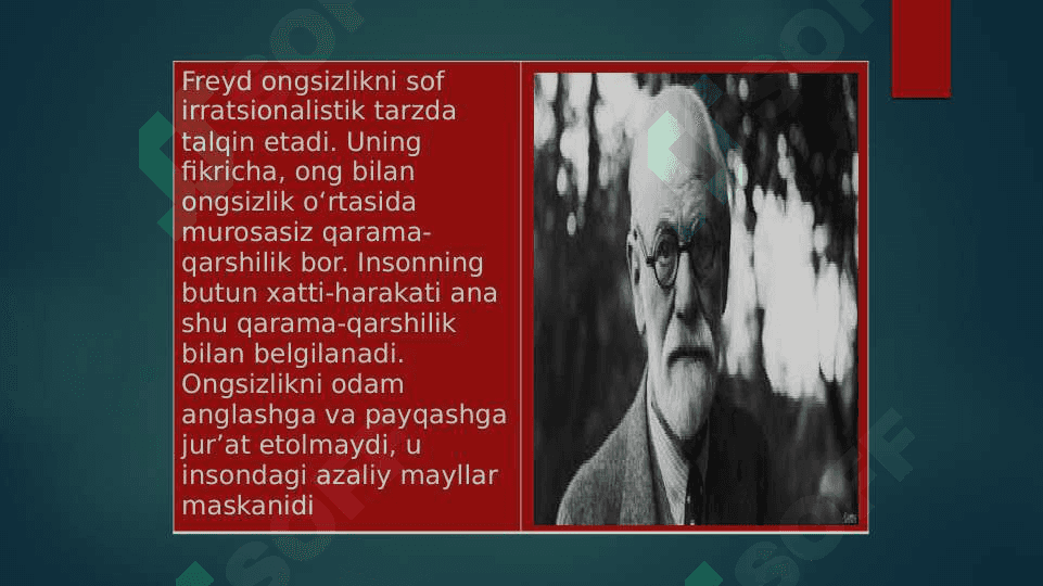 Ong taraqqiyoti va ongsizlik 5