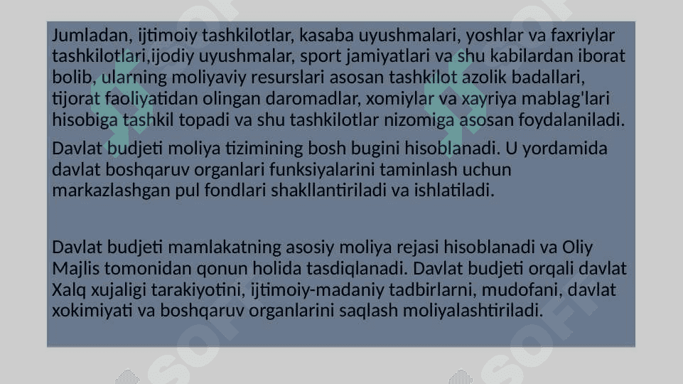 O’ZBEKISTON RESPUBLIKASI MOLIYA TIZIZMI 4
