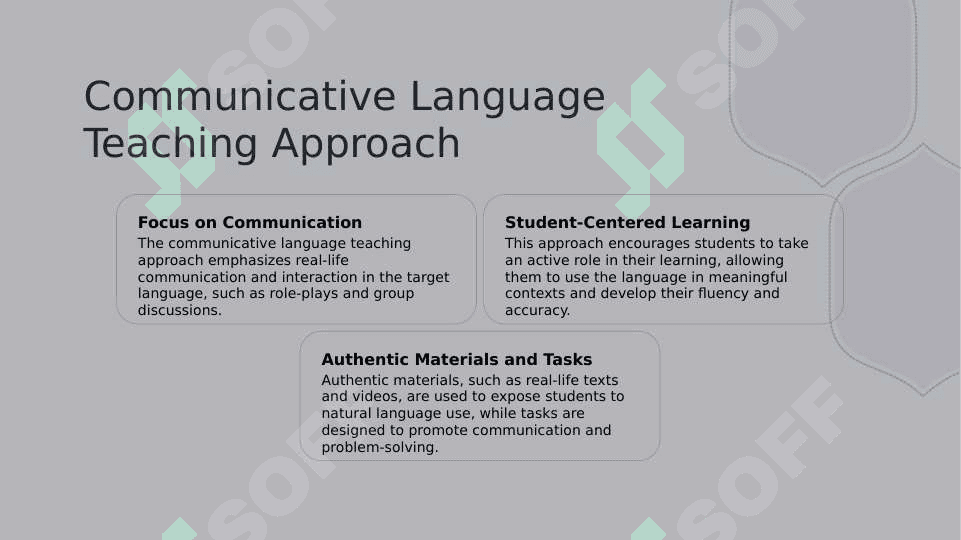 principles and approaches to foreign language teaching 3