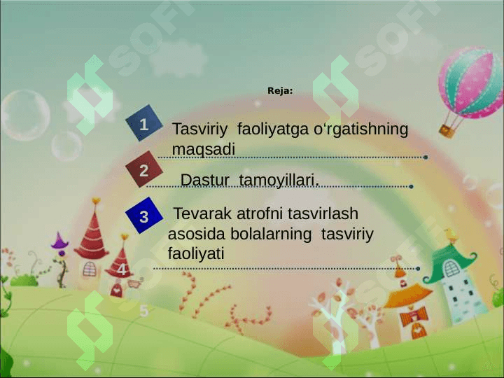 TASVIRIY FAOLIYATGA O`RGATISHNING MAQSAD VA DASTUR TAMOYILLARI. 2