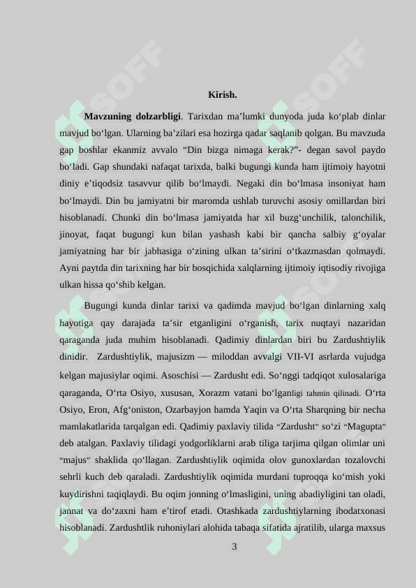 ZARDUSHTIYLIK  DININING VUJUDGA KELISHI VA MOHIYATI 24 3