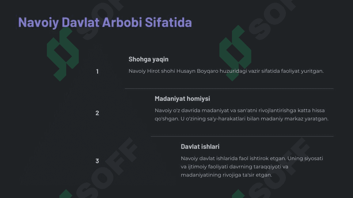 Alisher Navoiy. O'zbek adabiyotining buyuk namoyondasi 4