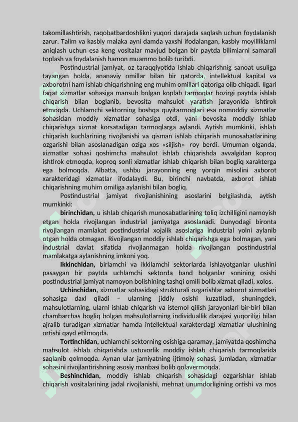 RAQAMLI IQTISODIYOTDA NEYROTEXNOLOGIYALAR VA SUNIY INTELLEKT 8