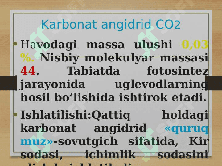 Oksidlar tabiatda uchrashi va ishlatilishi 3
