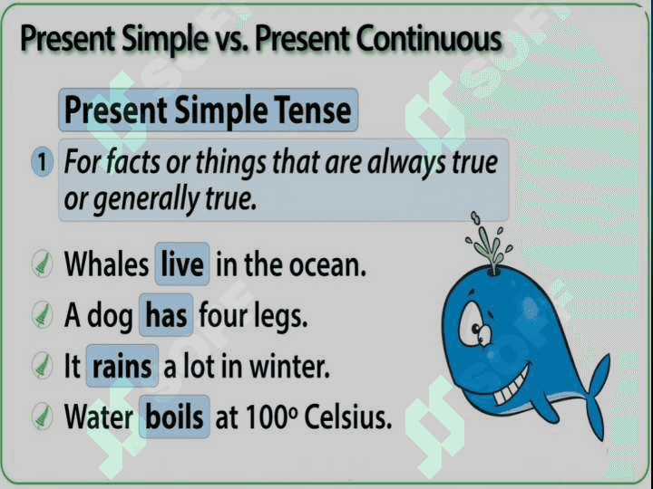 Present Simple x Present Continuous explained grammar guides 4