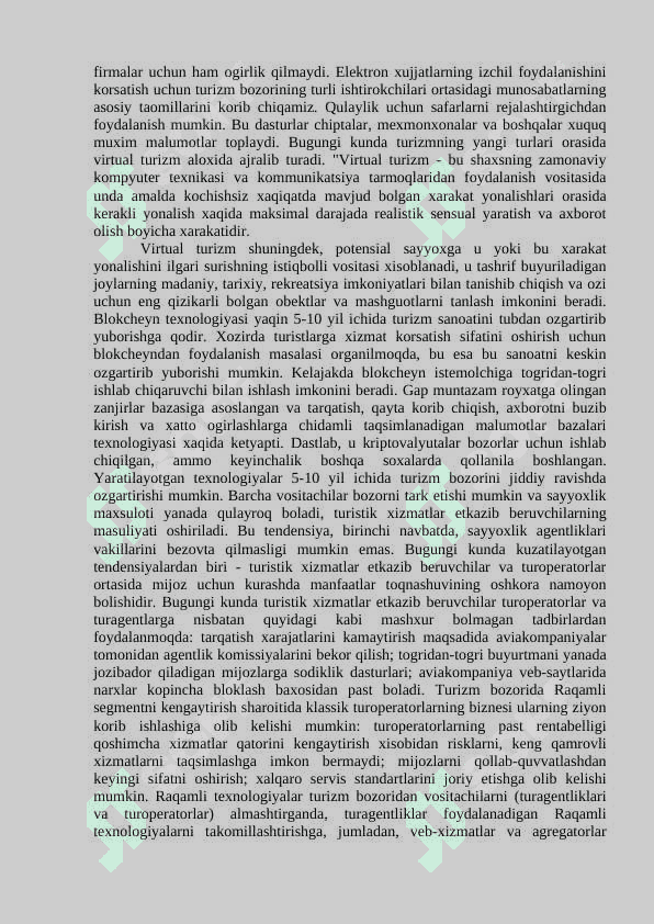 . RAQAMLI IQTISODIYOTDA XIZMAT KORSATISH SOHASI 3