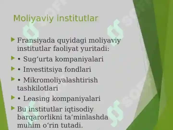 fransiya bank tizimi taqdimot 8