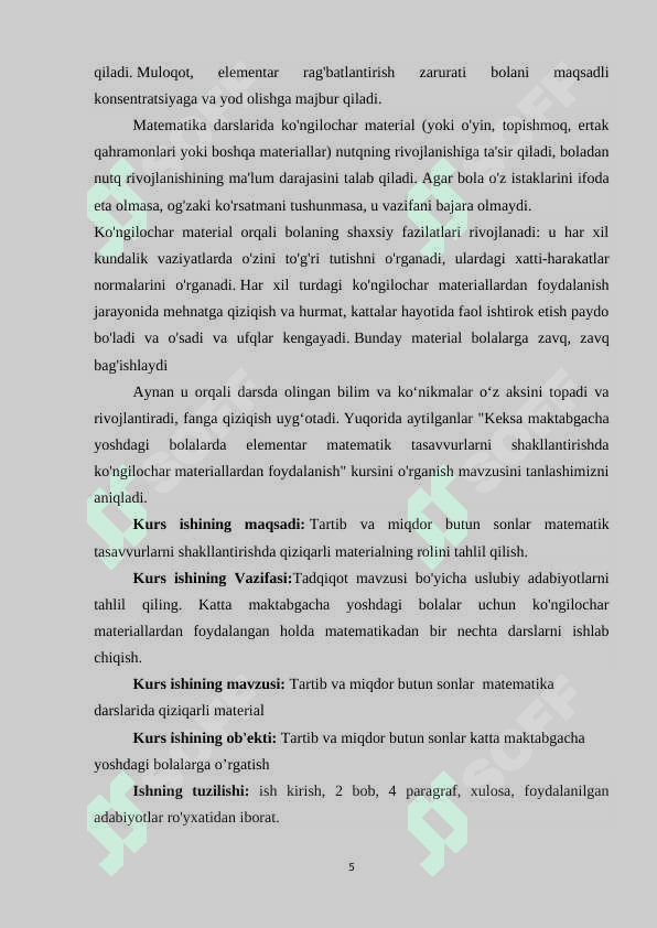 Tartib va miqdor butun sonlar 4