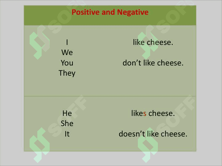 Present simple 3