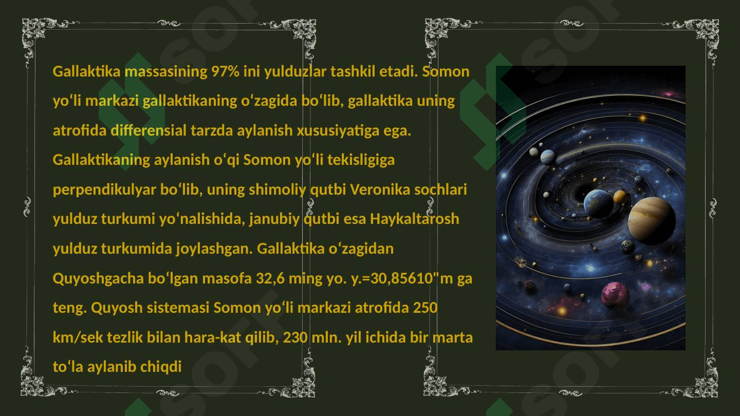 Olam,Galaktika,Quyosh sistemasi 4
