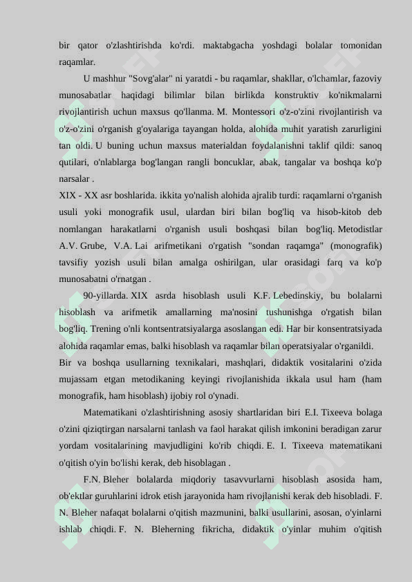 TARTIB VA MIQDOR. BUTUN SONLAR 7