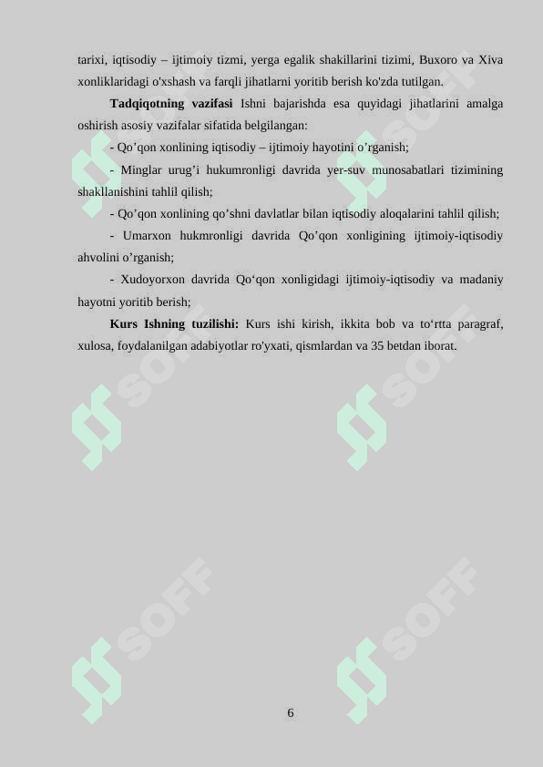 Qo'qon xonligining ijtimoiy- iqtisodiy hayoti 6