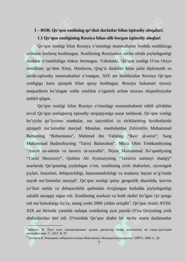 Qo'qon xonligining ijtimoiy- iqtisodiy hayoti 7