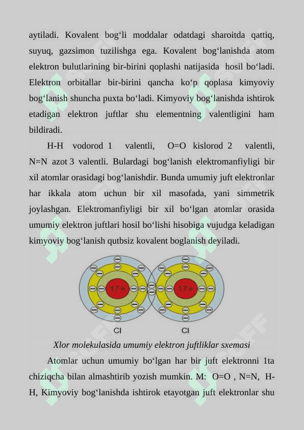 Kimyoviy bog‘ning xossalari 5