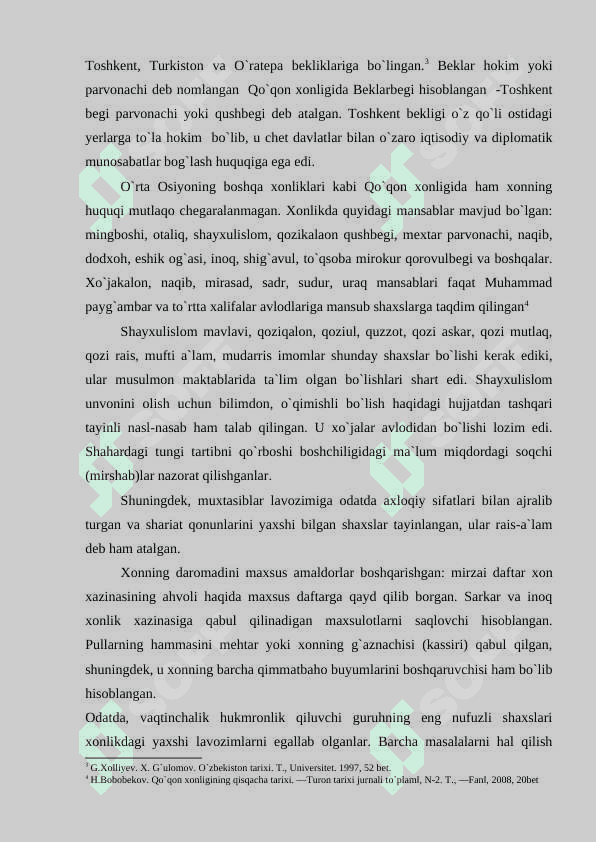 Qoʻqon xonligida aholini ijtimoiy himoyalash va bu borada mavjud davlatchilik anʼanalari 7
