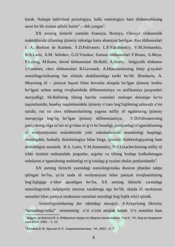 Sotsiolingvistika va til sotsiologiyasi 8