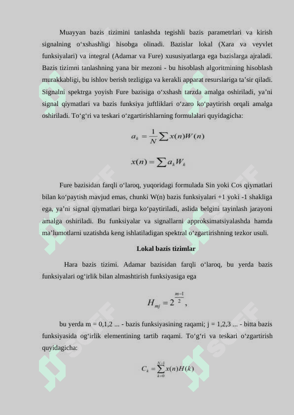 Matlab paketida signallarga spektral ishlov berish 3