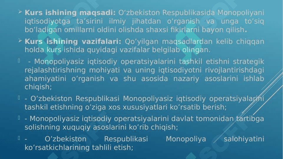 Monopoliyaning mohiyati va turlari 5