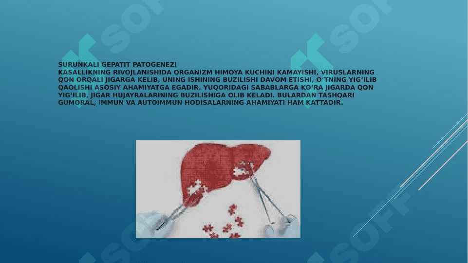Surunkali gepatitlar va xolesistitlarda yog'lar hazmlanishini buzilishi 5