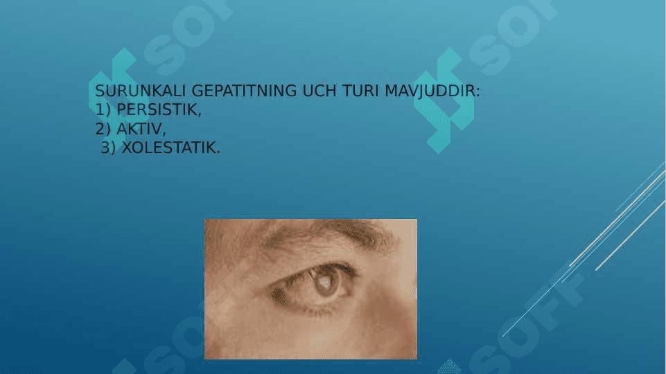 Surunkali gepatitlar va xolesistitlarda yog'lar hazmlanishini buzilishi 6