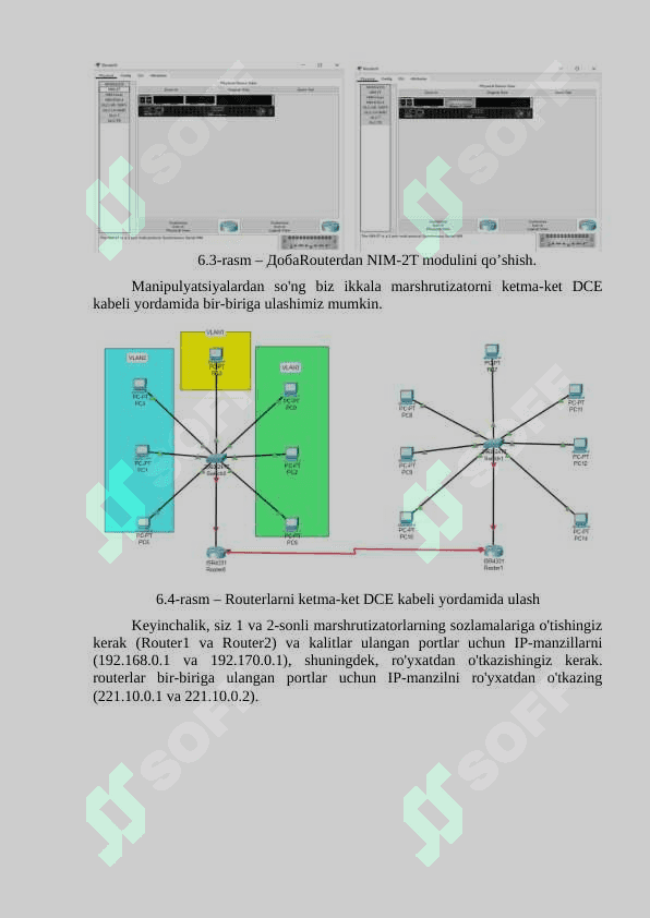 CISCO PACKET TRACERDA WAN TARMOG’INI LOYIHALASH VA QURISH 4