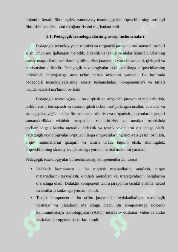 Boshlangʻich taʼlimda pedagogik texnologiyalar 3