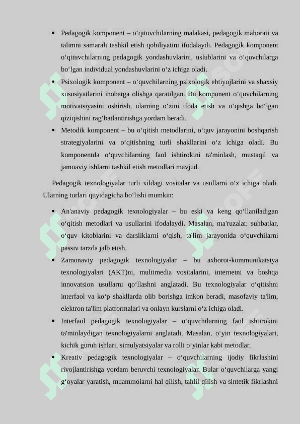 Boshlangʻich taʼlimda pedagogik texnologiyalar 4