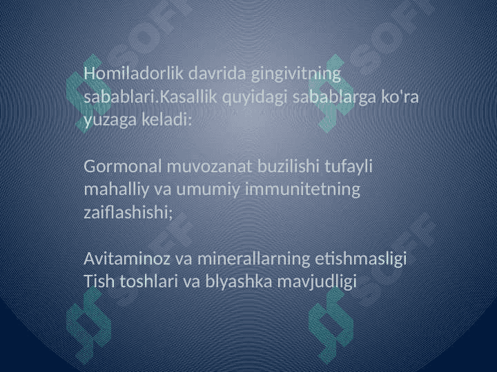 Homiladorlar gingiviti 4