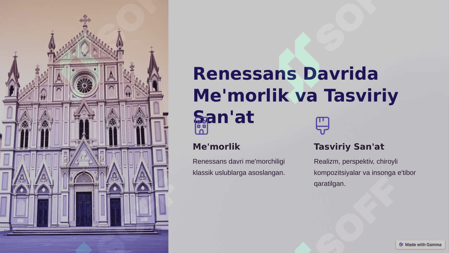 Renessans: san'at va madaniyatning tiklanishi 4