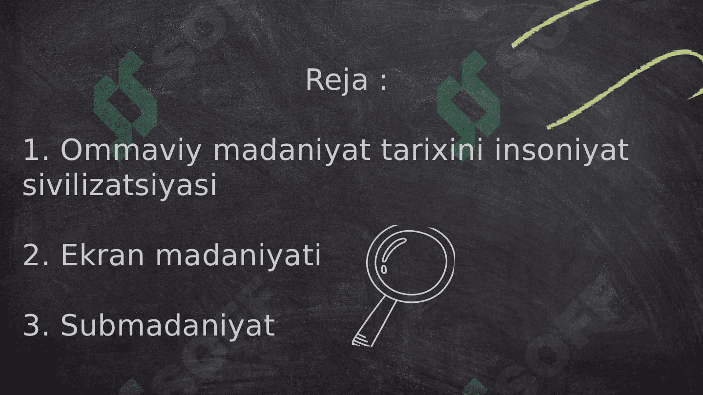 Ommaviy madaniyatning shakillanishi 2