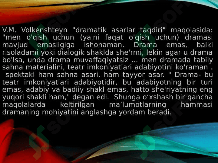 Drammaturgik janrlar 4