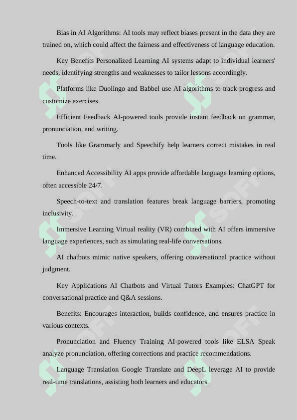 INTEGRATION OF ARTIFICIAL INTELLIGENCE (AI) IN LANGUAGE EDUCATION. 3