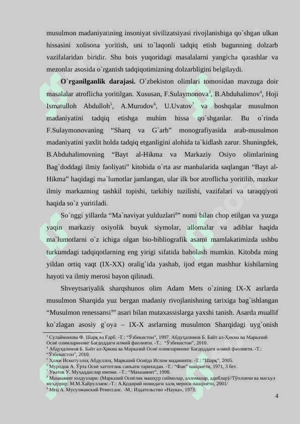 Ilk musulmon tarixnavislik maktabi 4