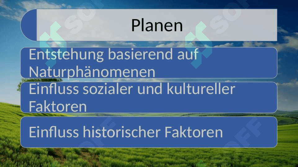 Geografische Begriffe und Merkmale ihrer Entstehung 2