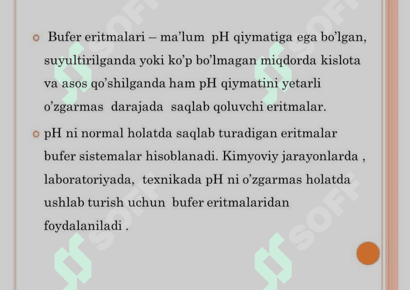 Bufer sistemalar 2