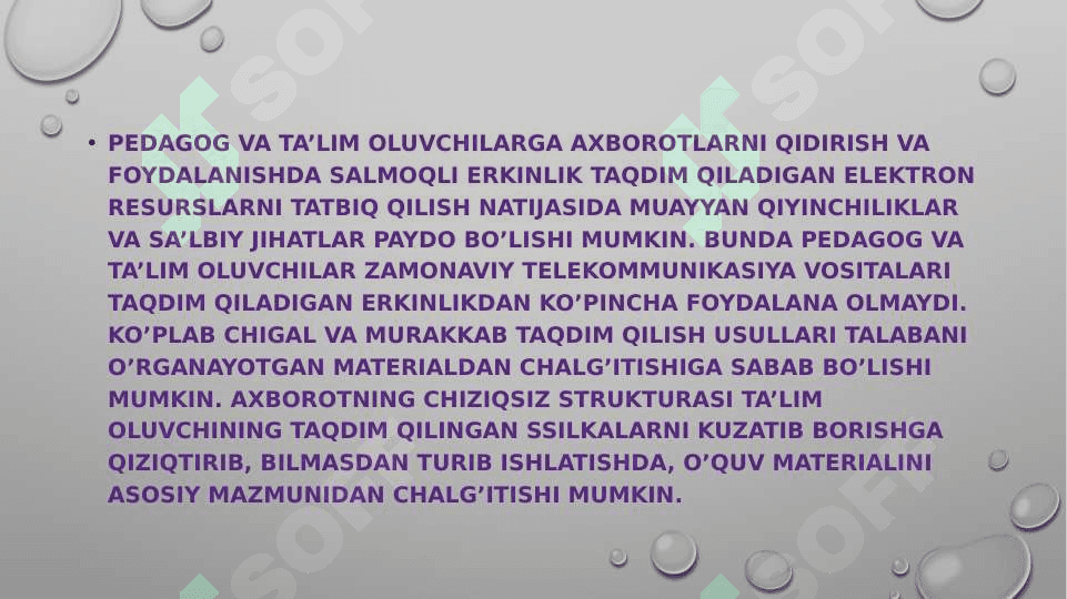 Pedagogik dasturiy vositalarni loyihalash 7
